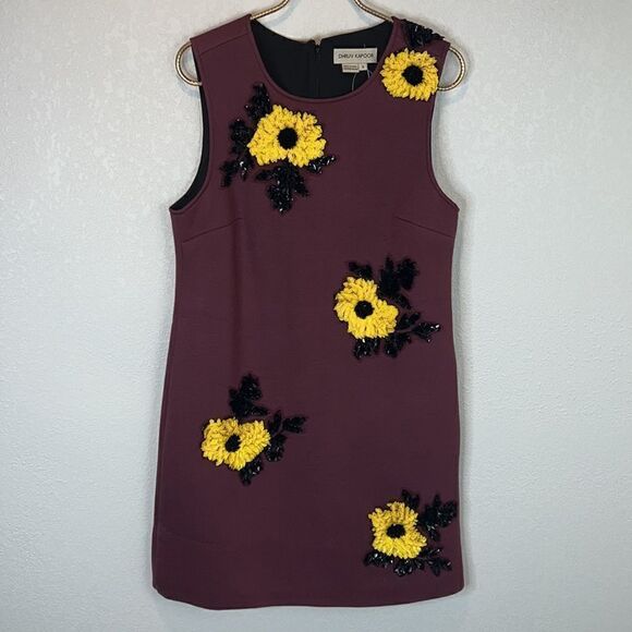 NWT Anthropologie Dhruv Kapoor Sequined Shift Mini Dress - Picture 2 of 14